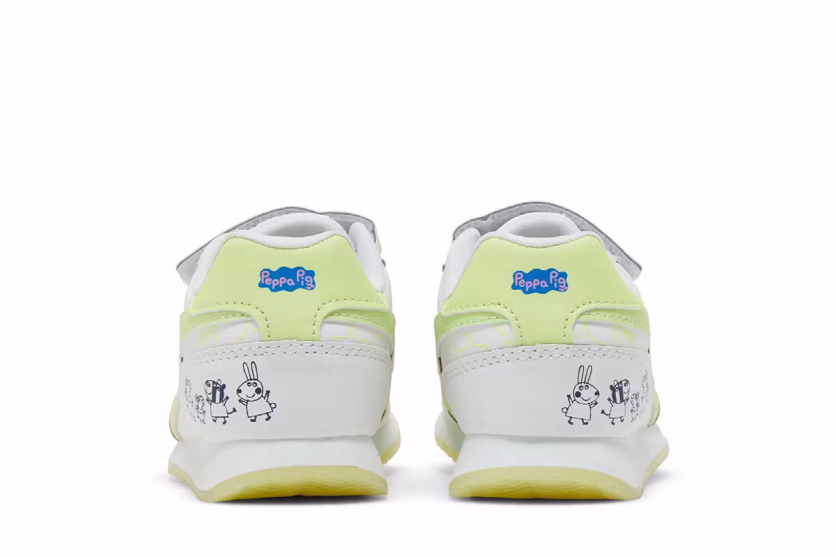 Peppa Pig x Reebok Royal Classic Jogger 3 Toddler Glow In The Dark, view 7