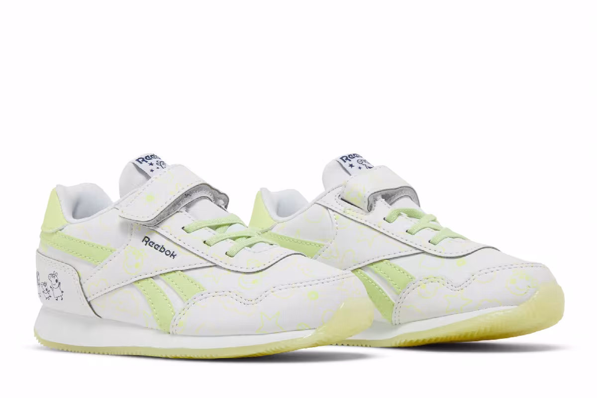 Peppa Pig x Reebok Royal Classic Jogger 3 Toddler Glow In The Dark, view 9