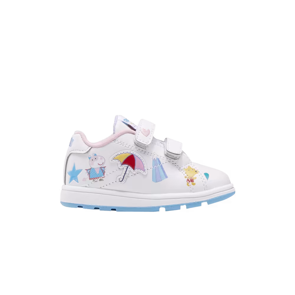 Peppa Pig x Reebok Royal Complete CLN 2 Toddler Suzy Sheep, Candy Cat and Teddy