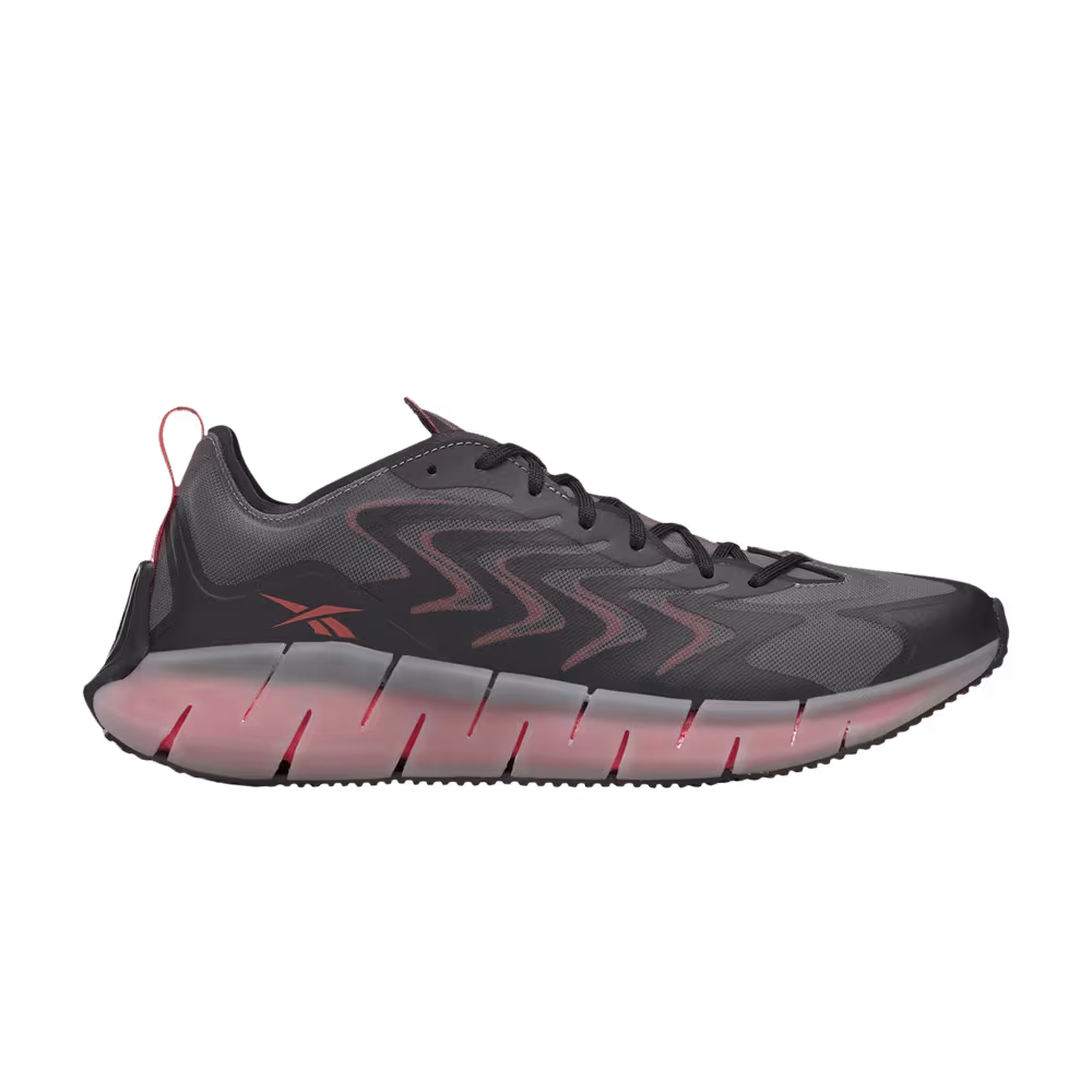 Reebok Zig Kinetica 21 Pure Grey Neon Cherry