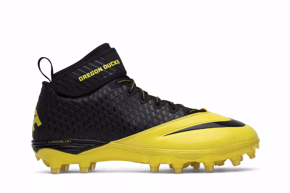 Nike Lunar Super Bad Pro TD Oregon Ducks, view 2