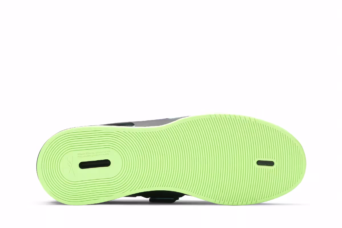 Reebok Legacy Lifter 2 Black Neon Mint, view 5