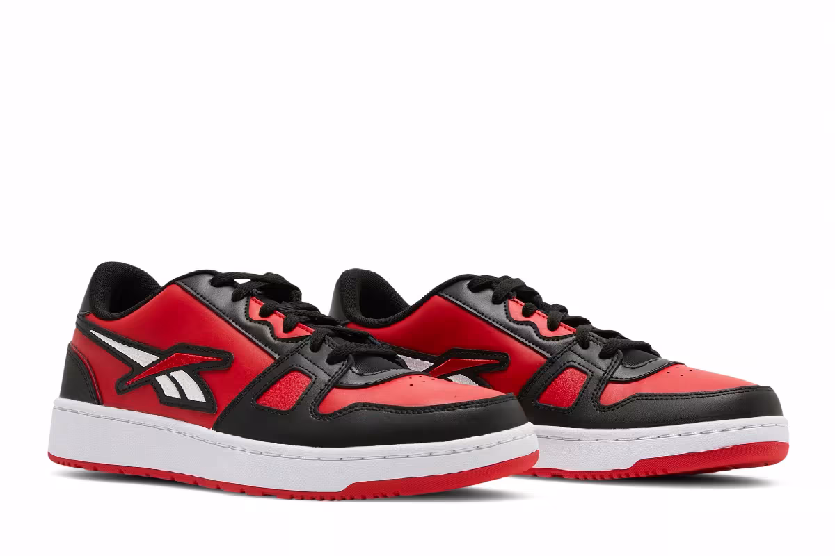 Reebok Resonator Low Black Vector Red, view 9