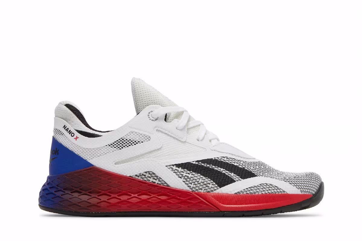 Reebok Nano X White Vector Red, view 2