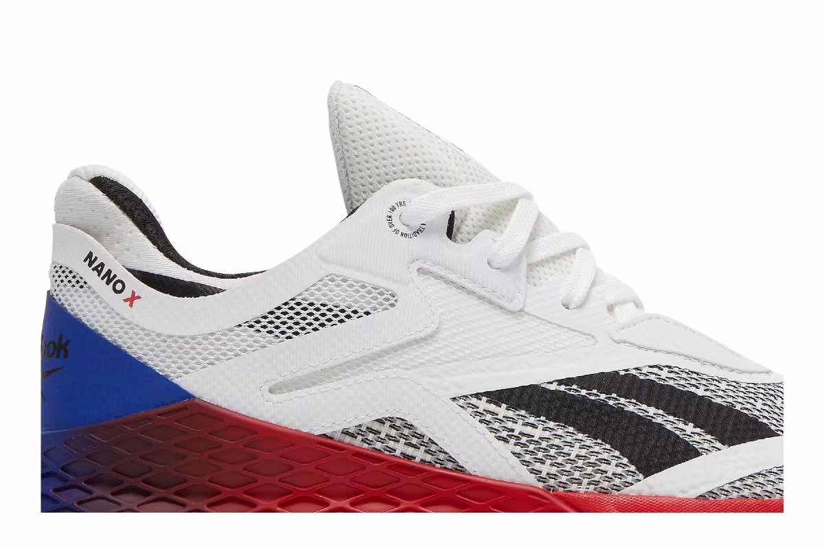 Reebok Nano X White Vector Red, view 3