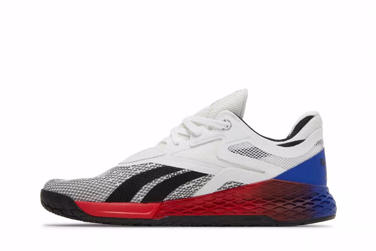 Reebok Nano X White Vector Red, view 4