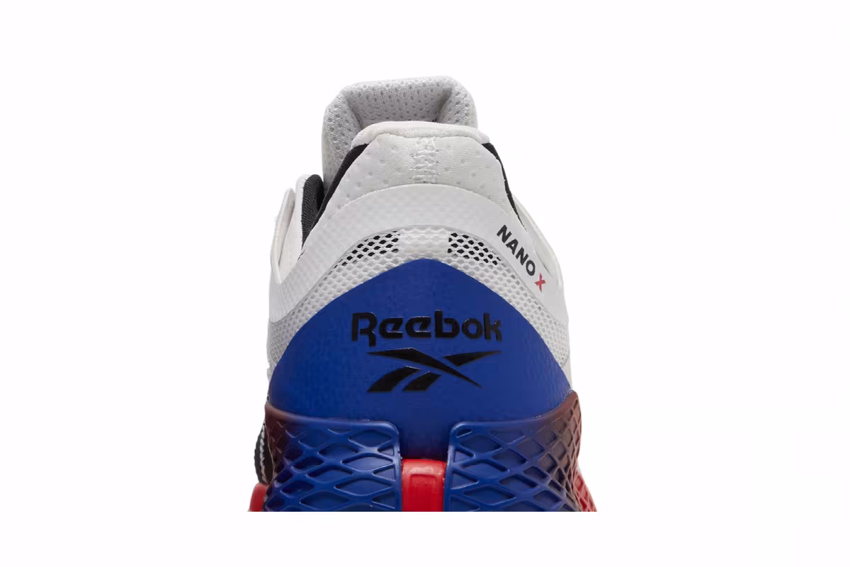 Reebok Nano X White Vector Red, view 8