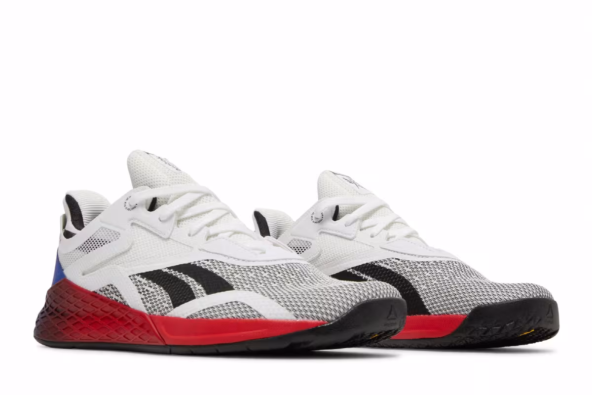 Reebok Nano X White Vector Red, view 9