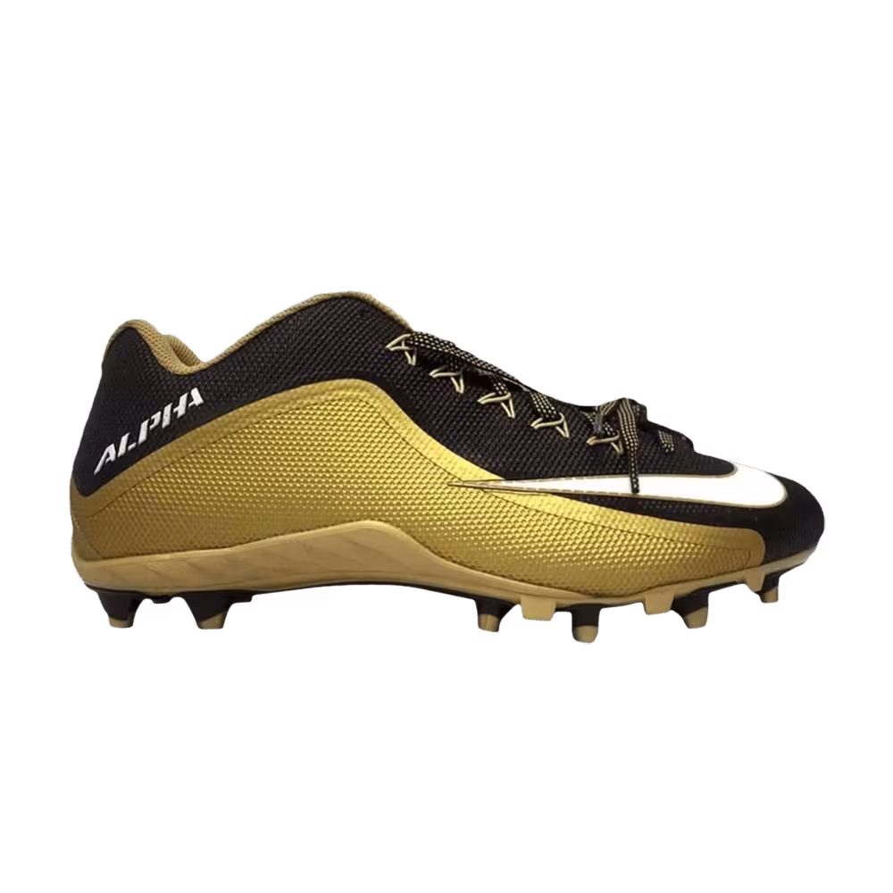 Nike Alpha Pro 2 Low TD Black Metallic Gold
