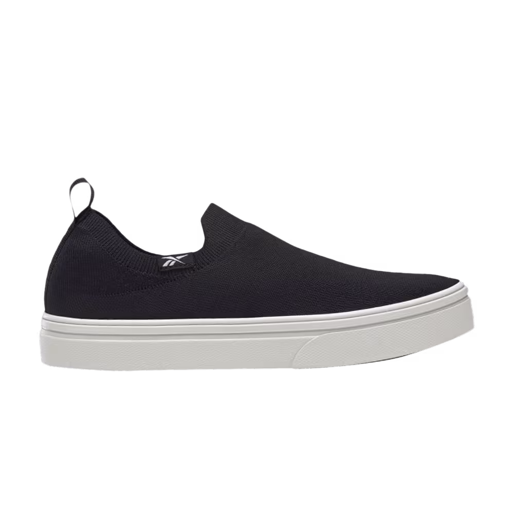 Reebok Women's OnLux Slip-On Black White