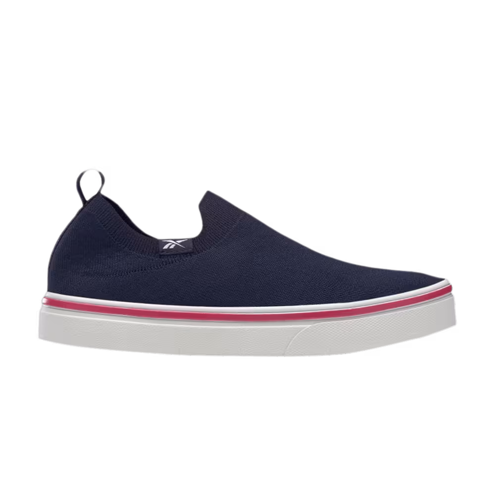 Reebok Women's OnLux Slip-On Vector Navy Pursuit Pink