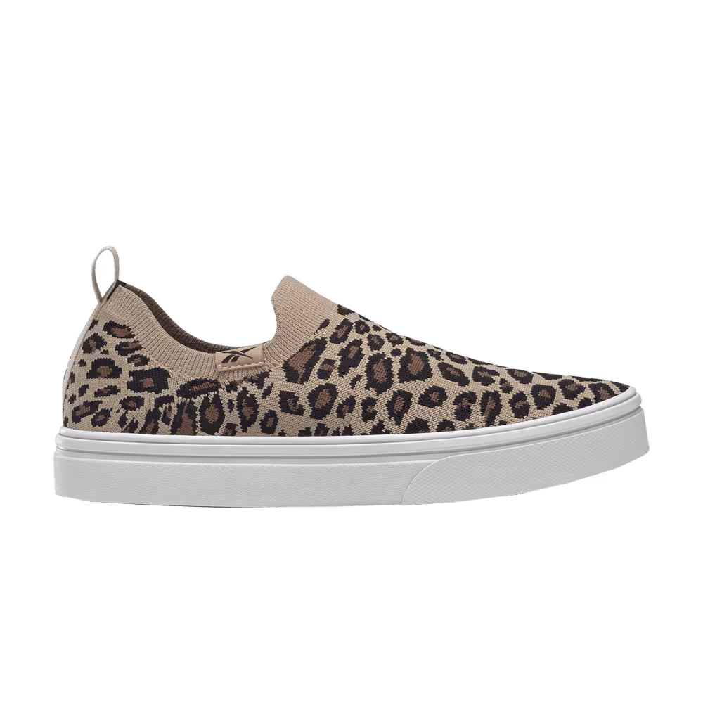 Reebok Women's OnLux Slip-On Leopard