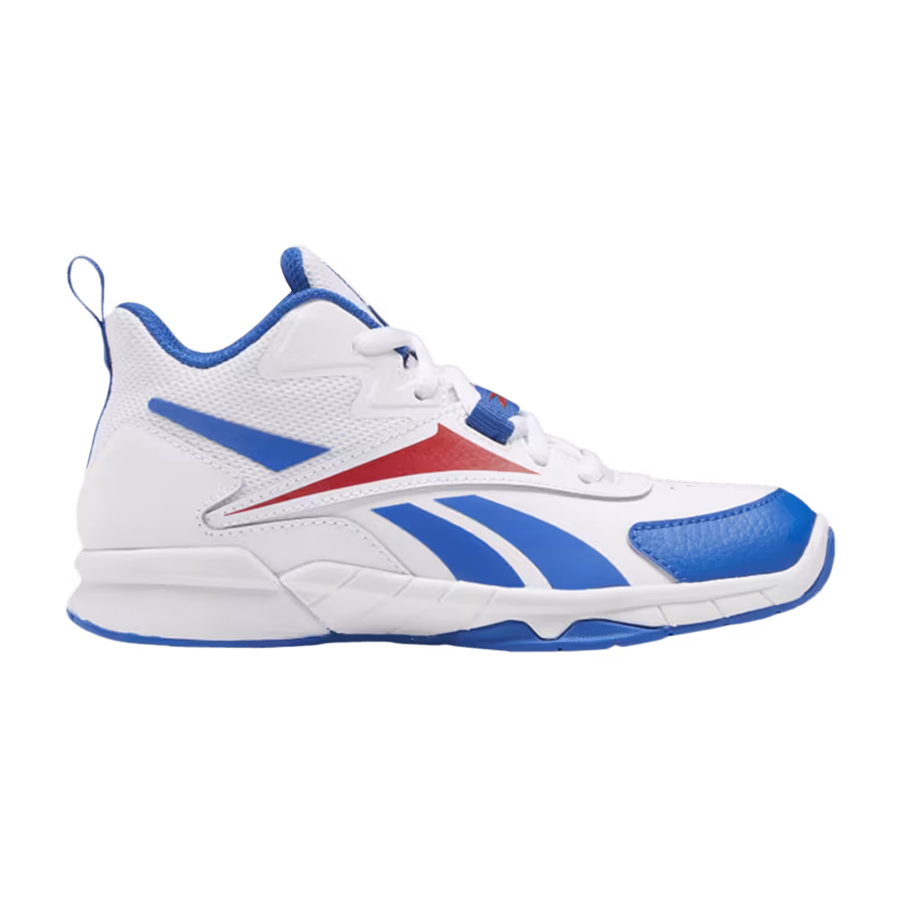 Reebok More Buckets Little Kid White Vector Blue Red