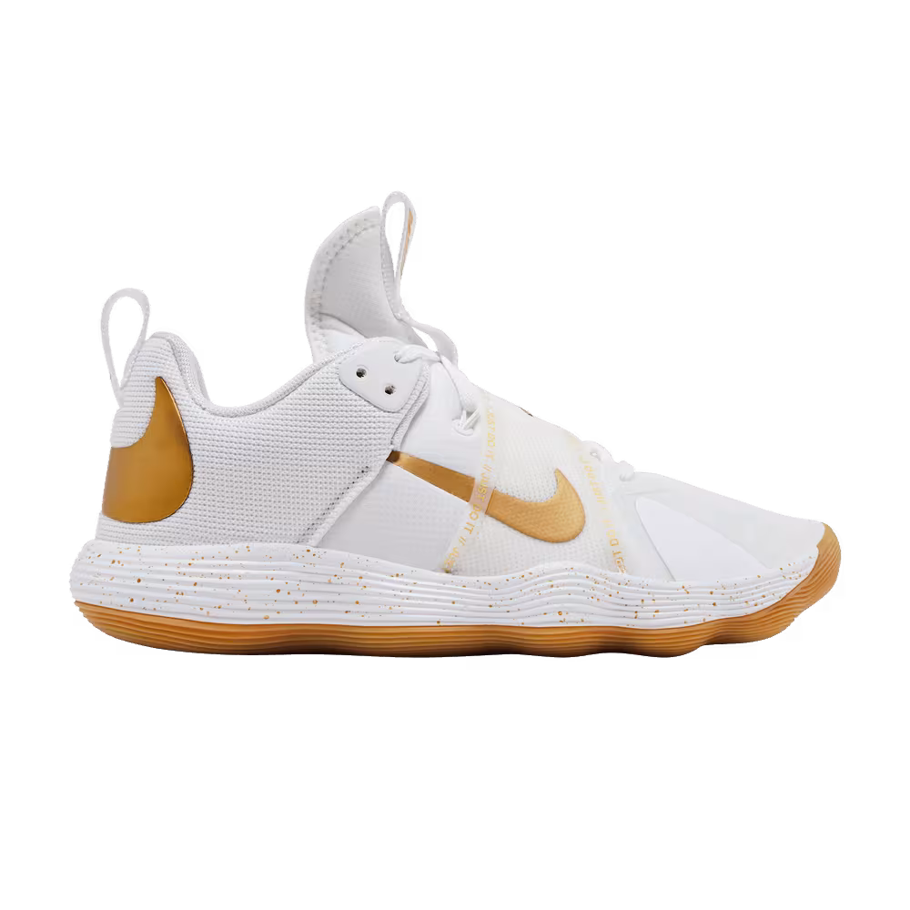 Nike React Hyperset SE White Metallic Gold