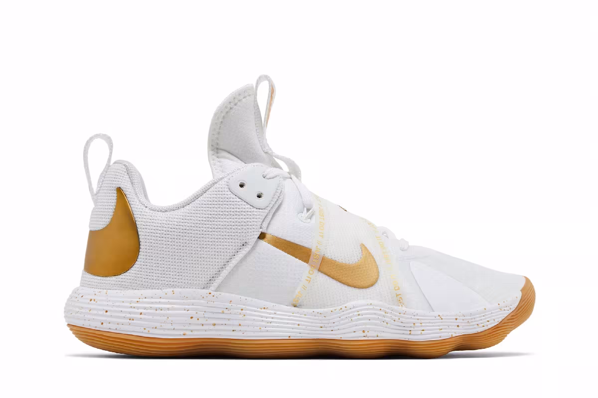 Nike React Hyperset SE White Metallic Gold, view 2