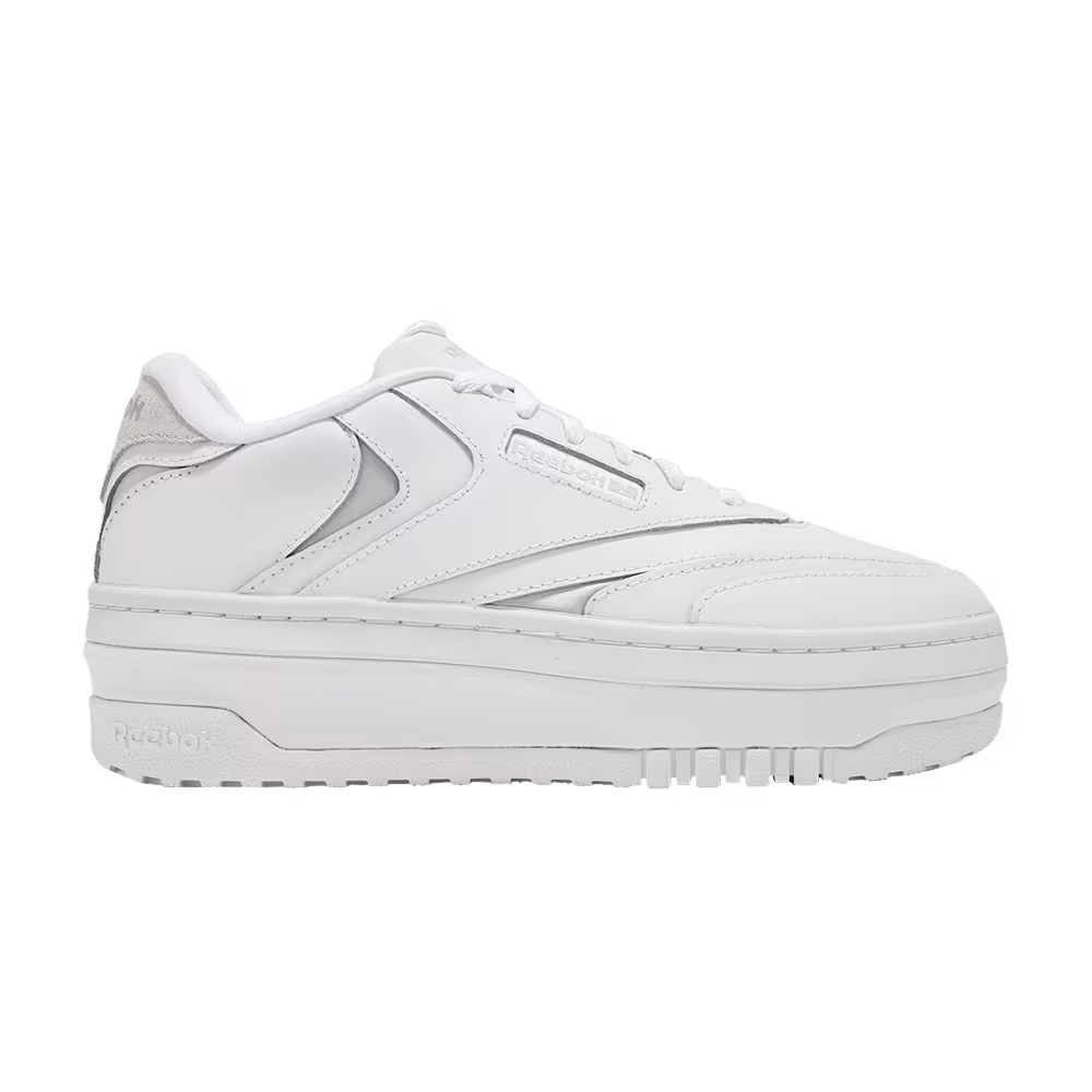 Reebok Women's Club C Extra White Steely Fog Silver