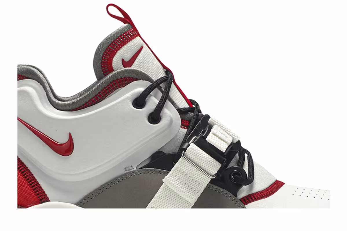 Nike Air Force 270 White University Red, view 3