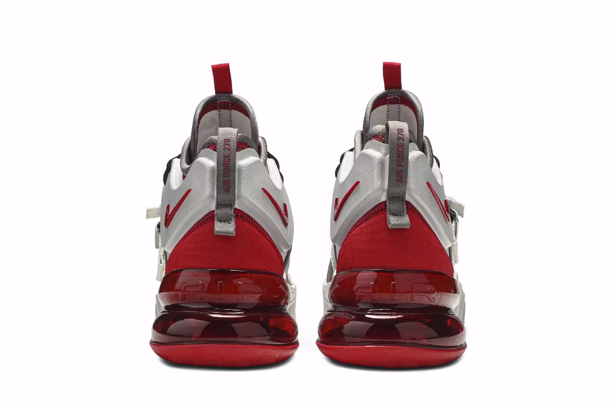 Nike Air Force 270 White University Red, view 7