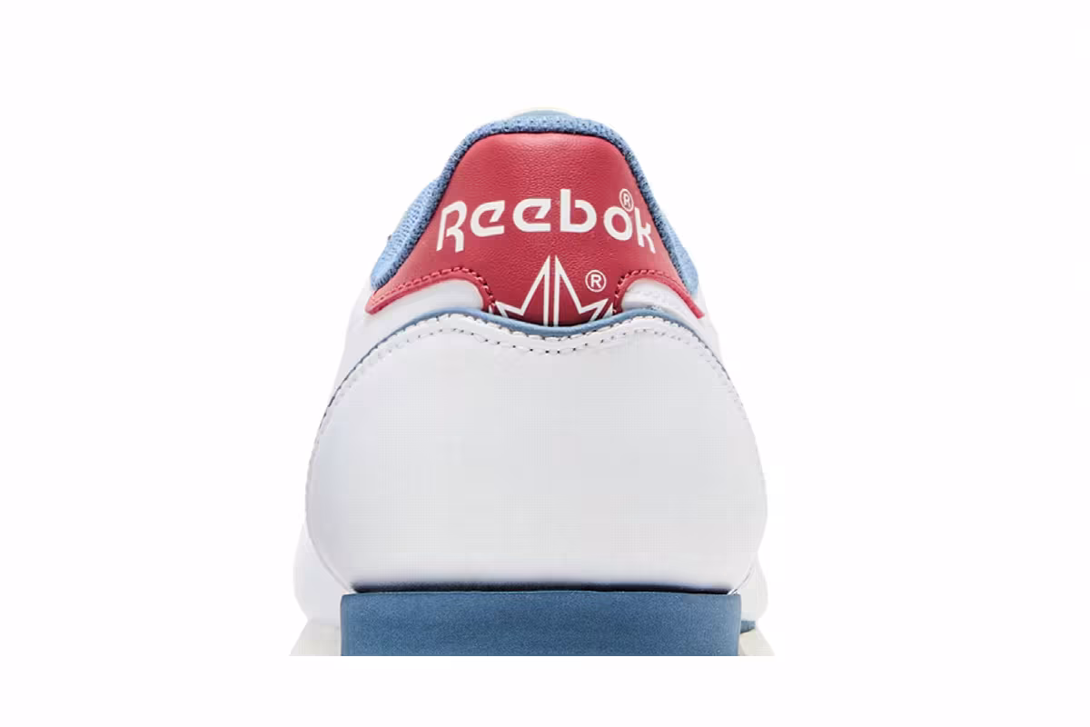 Reebok Classic Leather White Blue Slate, view 8