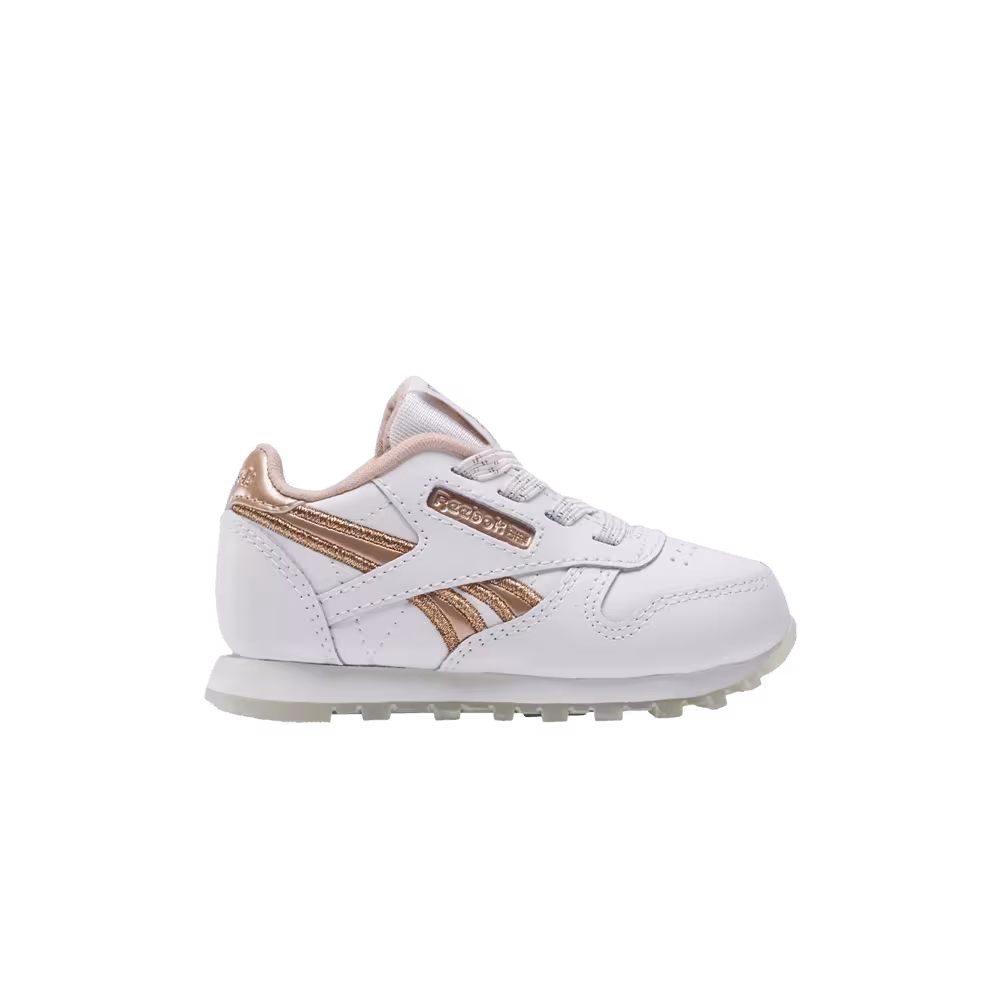 Reebok Classic Leather Toddler White Rose Gold