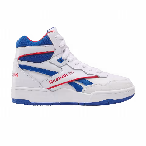 Reebok BB4000 2 Mid Little Kid 'White Vector Blue Red'