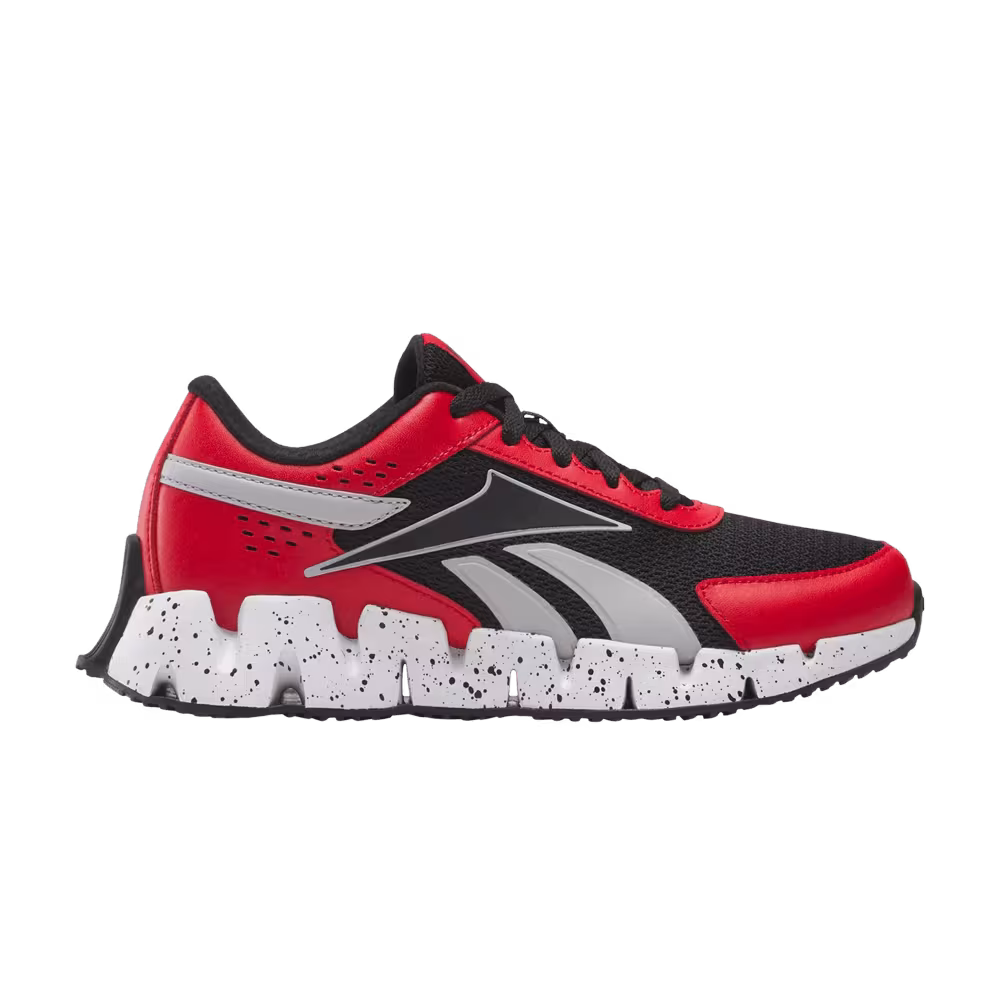 Justin Fields x Reebok Zig Dynamica 2 Big Kid Vector Red Black