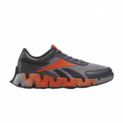 Reebok Zig Dynamica 2 Big Kid 'Grey Pump Orange'