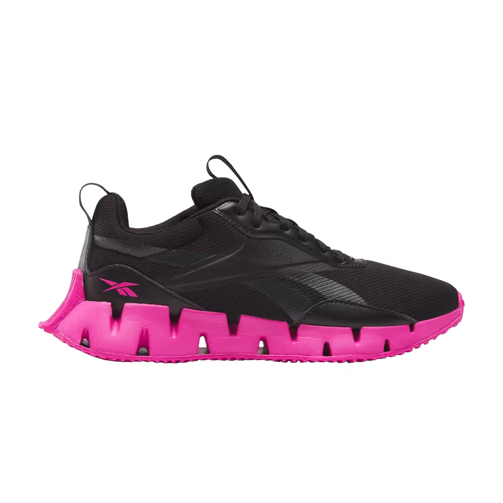 Reebok Women's Zig Dynamica STR Black Laser Pink
