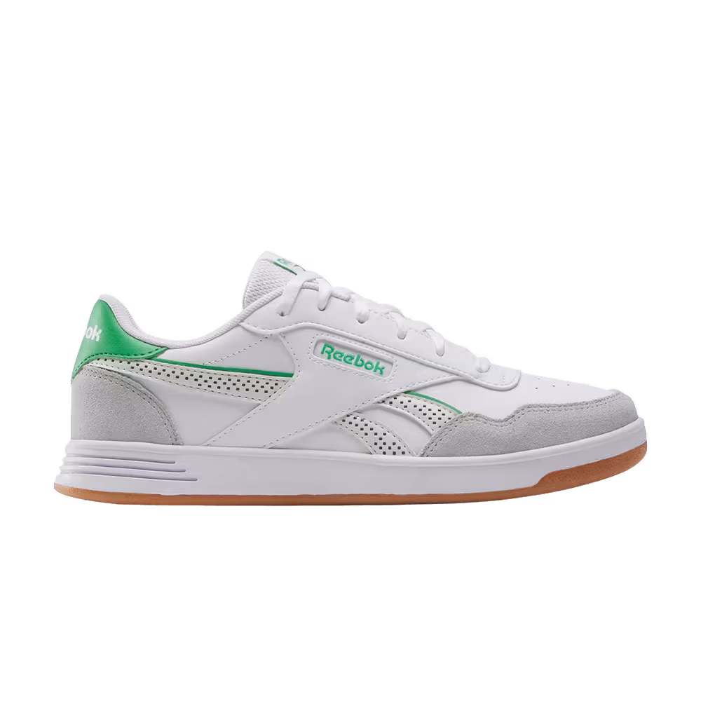 Reebok Women's Court Advance White Sport Green Gum
