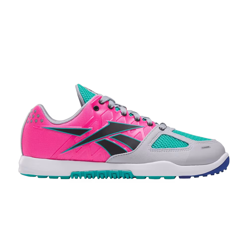 Reebok Women's Nano 2.0 Cold Grey Laser Pink