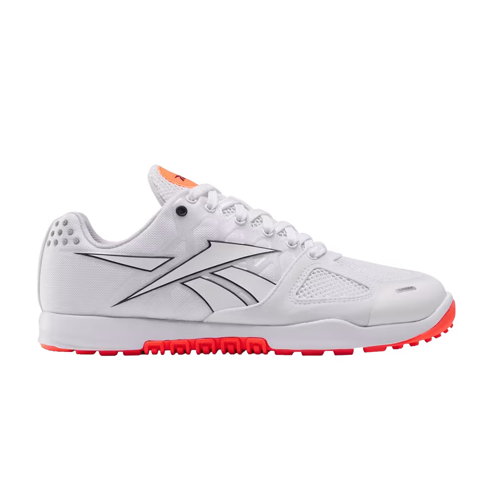 Reebok Women's Nano 2.0 White Orange Flare