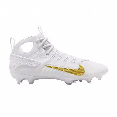 Nike Huarache 9 Elite Mid LAX SE 'White Metallic Gold'