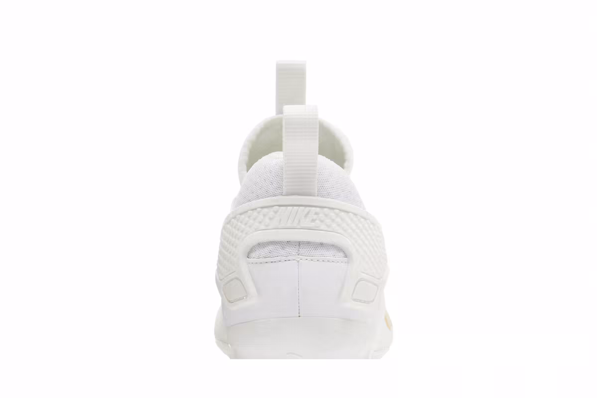 Nike Huarache 9 Elite Low LAX White Metallic Vivid Gold, view 8