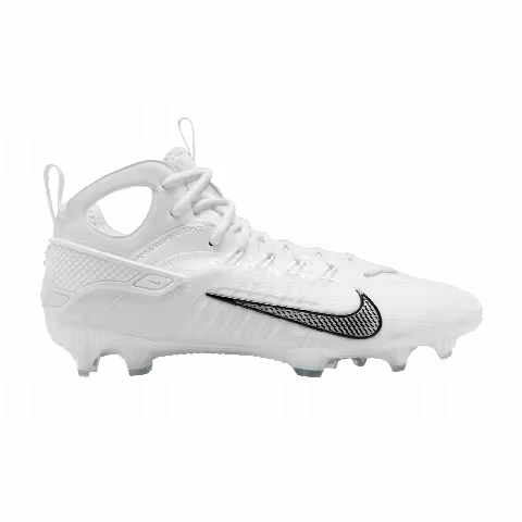 Nike Huarache 9 Elite Mid LAX 'White Black' Sample