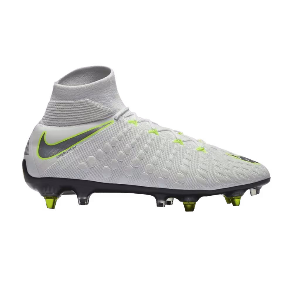 Nike Hypervenom 3 Elite DF SG PRO White Volt