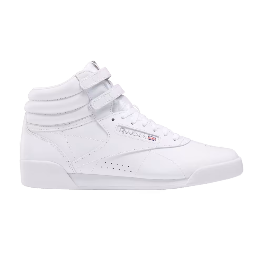 Reebok Freestyle High Big Kid Triple White