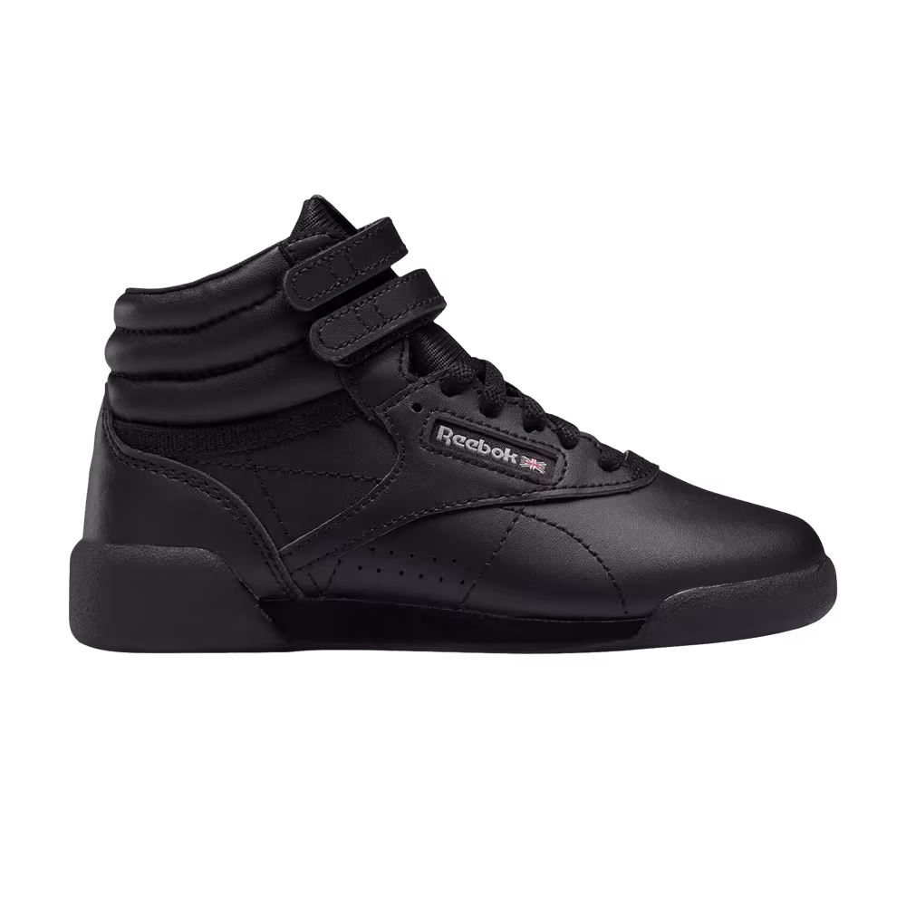 Reebok Freestyle High Little Kid Black Pure Grey