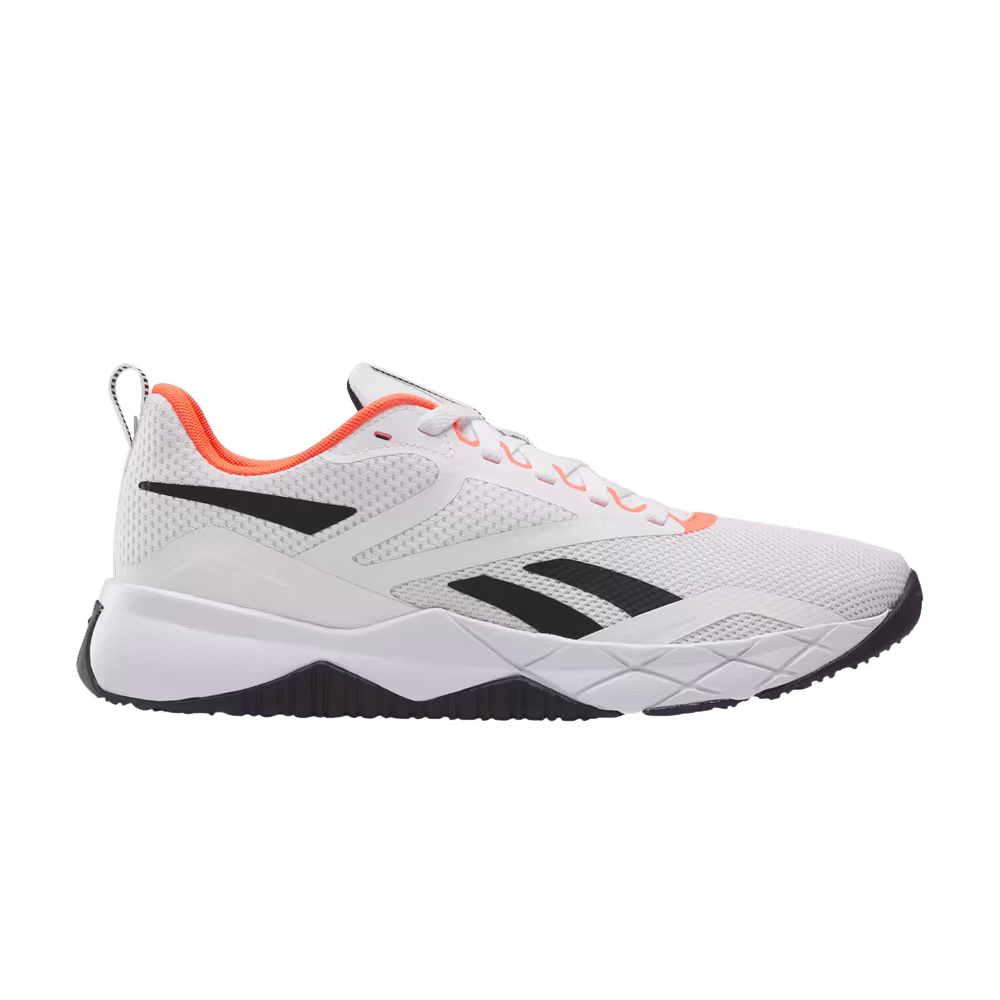 Reebok NFX White Black Orange Flare
