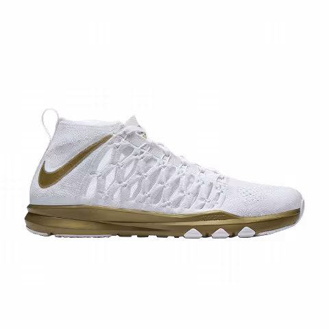 Nike Train Ultrafast Flyknit AMP 'White Metallic Gold'