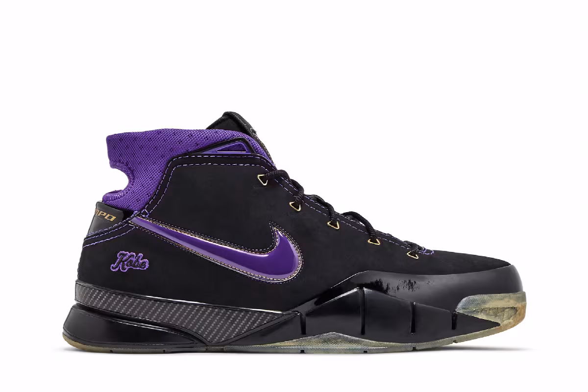 Nike Zoom Kobe 1 Lakers Away, view 2