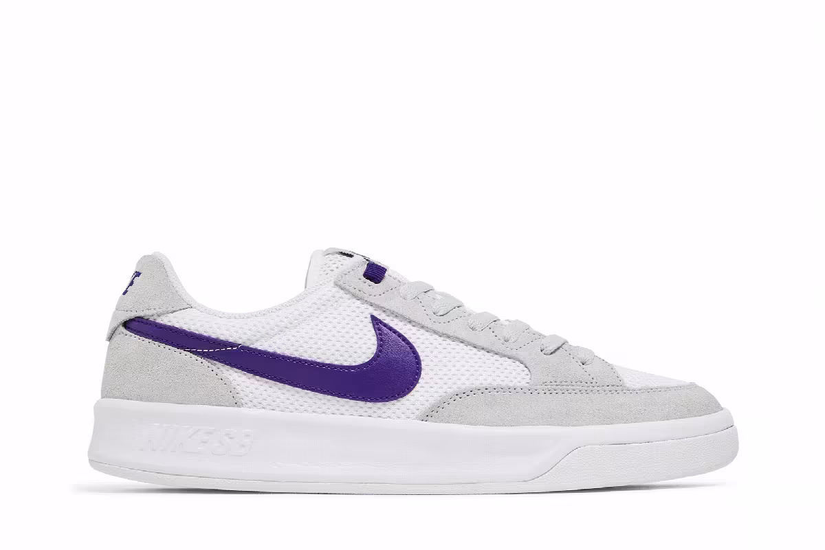 Nike Adversary SB Grey Frog Court Purple, view 2