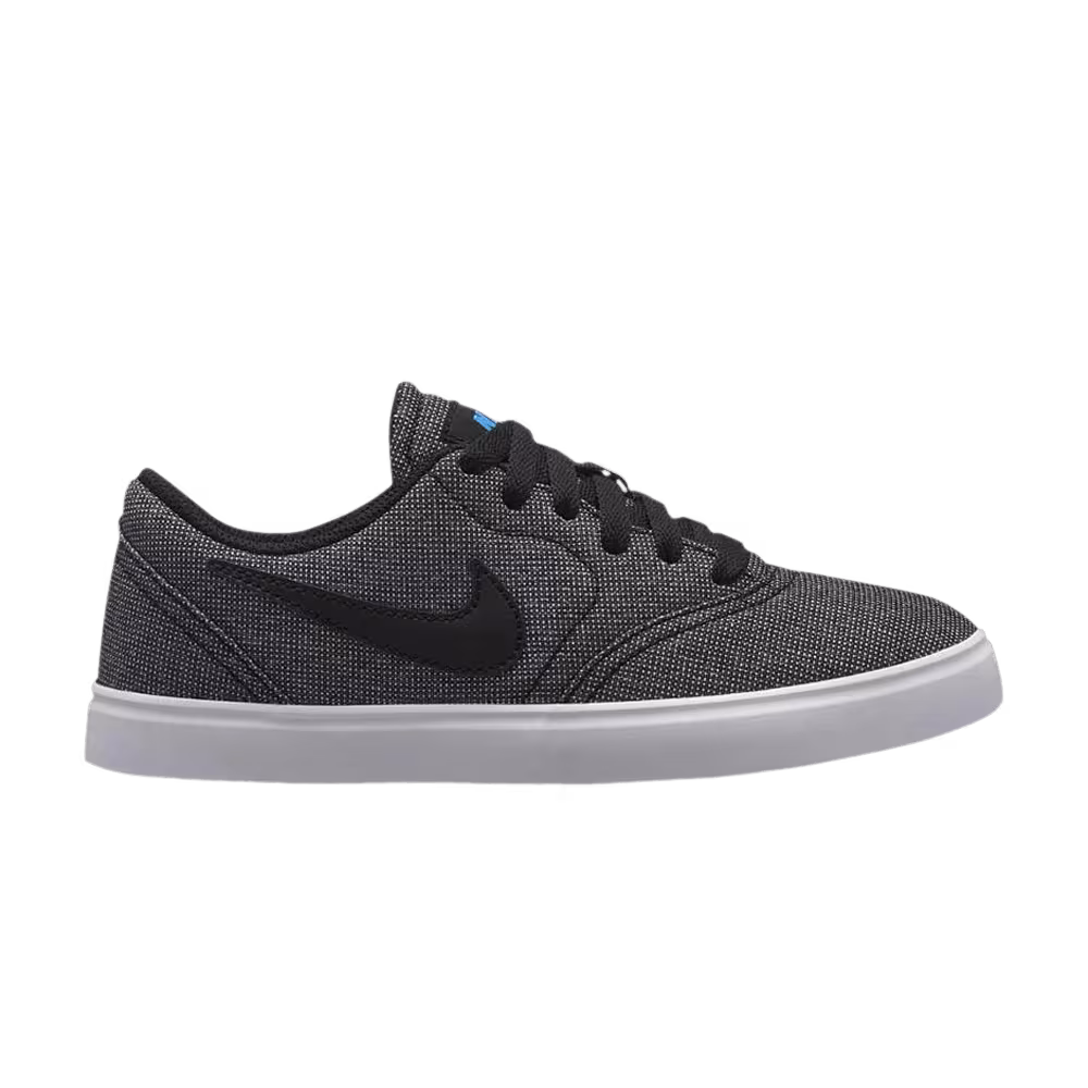 Nike Check Canvas SB GS Black Photo Blue
