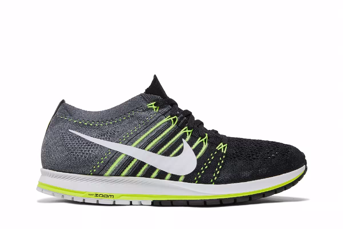 Nike Zoom Flyknit Streak Grey Volt, view 2