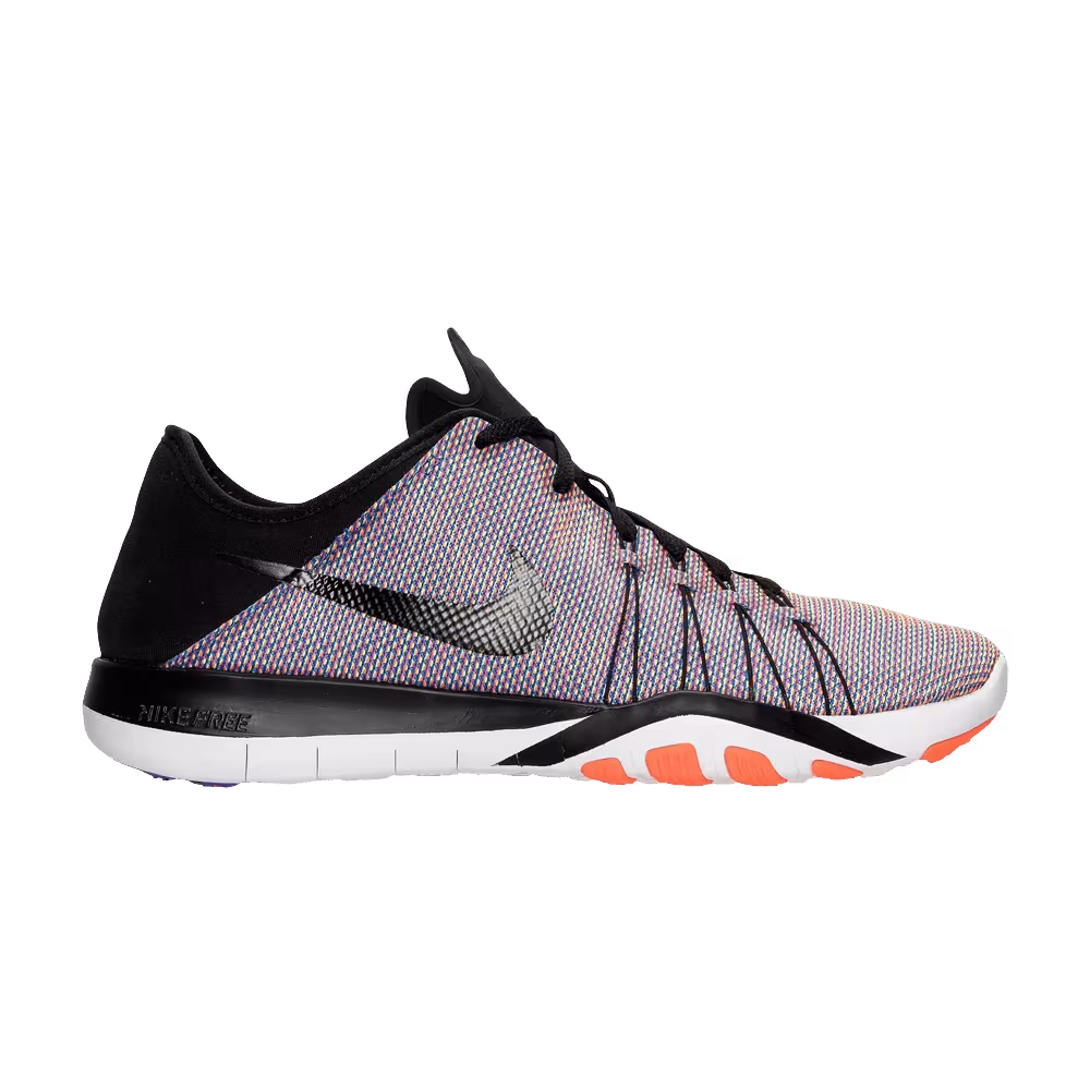 Nike Women's Free TR 6 Print Black Total Crimson