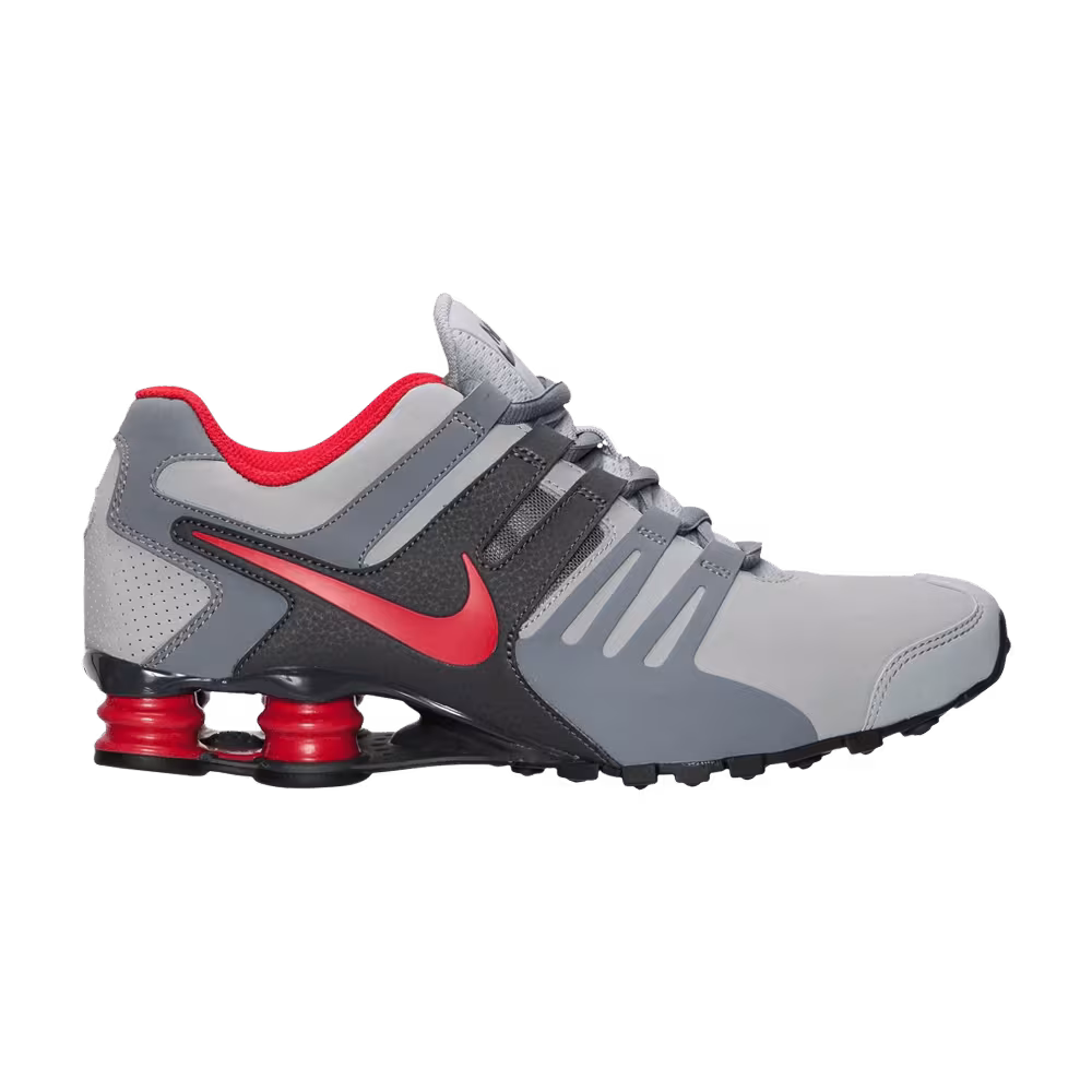 Nike Shox Current Wolf Grey University Red
