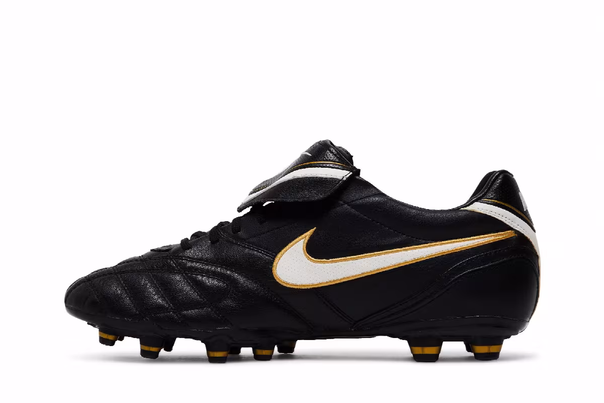 Nike Tiempo Mystic 3 FG Black Metallic Gold, view 4