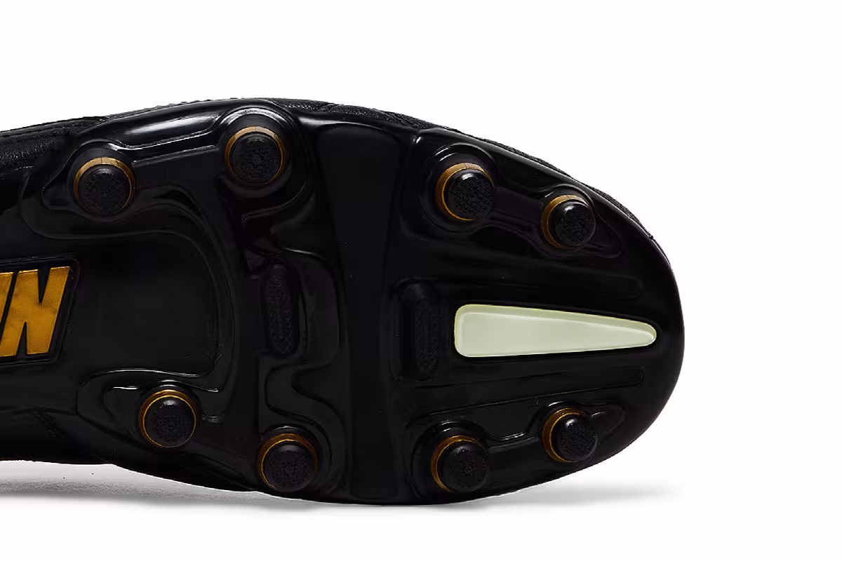 Nike Tiempo Mystic 3 FG Black Metallic Gold, view 6