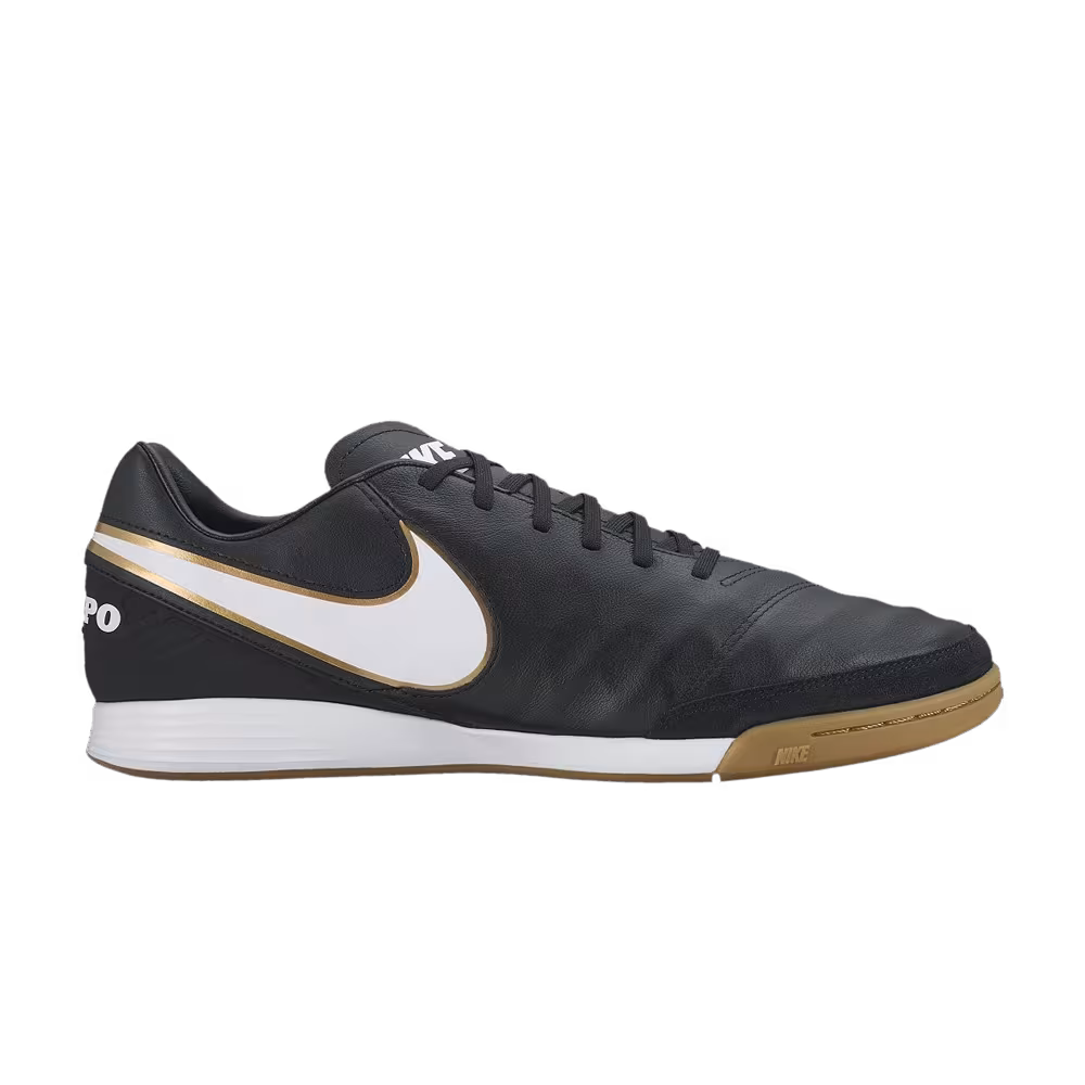 Nike Tiempo Mystic 5 IC Black Metallic Gold Gum