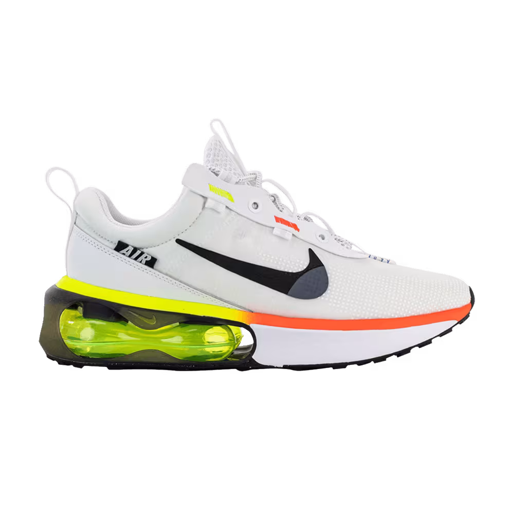 Nike Air Max 2021 White Bright Crimson Volt