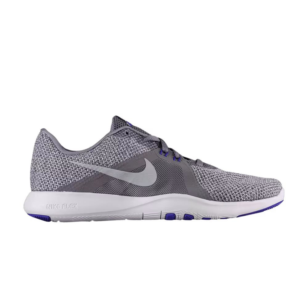 Nike Women's Flex Trainer 8 Gunsmoke Metallic Silver